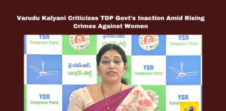 Varudu Kalyani Criticizes TDP Govt's Inaction Amid Rising Crimes Against Women, Varudu Kalyani, YSRCP, Women’s Safety, TDP Government, Negligence, Visakhapatnam, Crimes Against Women, Hindupur, Rape Case, Drug Issue, Political Interference, Public Security, Chandrababu Naidu, Andhra Pradesh, AP Live Updates, Live Updates, Breaking News, Headlines, Live News, Mango News