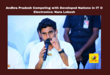 Andhra Pradesh Competing with Developed Nations in IT & Electronics: Nara Lokesh, AI development, Electronics hub, ICEA, Industrial Growth, IT industry, Job Creation, Nara Lokesh, Tirupati, Visakhapatnam, CM Chandrababu, Andhra Pradesh, AP Live Updates, Live Updates, Breaking News, Headlines, Live News, Mango News
