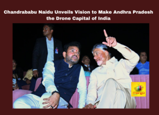 Chandrababu Naidu Unveils Vision to Make Andhra Pradesh the Drone Capital of India, Amaravati Drone Summit, Andhra Pradesh Drone Hub, Drone Technology, Chandrababu Naidu, Drone Policy, Kurnool Drone Hub, Drone Pilot Training, Data Economy, AI Innovation, CM Chandrababu, Andhra Pradesh, AP Live Updates, Live Updates, Breaking News, Headlines, Live News, Mango News