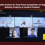 CM Naidu Pushes for Fast-Track Completion of Ongoing Railway Projects in Andhra Pradesh, Andhra Pradesh Railway Projects, CM Chandrababu Naidu, Task Force, Land Acquisition, Infrastructure Development, Kotipalli-Narsapur Railway, Nadikudi-Srikalahasti Line, Kadapa-Bengaluru, Andhra Pradesh, AP Live Updates, Live Updates, Breaking News, Headlines, Live News, Mango News