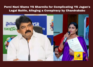 Perni Nani Slams YS Sharmila for Complicating YS Jagan's Legal Battle, Alleging a Conspiracy by Chandrababu, YS Jagan, YS Sharmila, Perni Nani, Chandrababu Naidu, Saraswati Power, Andhra Pradesh politics, NCLT, YSRCP, TDP controversies, Andhra Pradesh news, Andhra Pradesh, AP Live Updates, Live Updates, Breaking News, Headlines, Live News, Mango News
