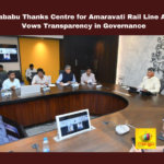 Chandrababu Thanks Centre For Amaravati Rail Line Approval, Vows Transparency In Governance, Amaravati Connectivity, Amaravati Rail Project, Chandrababu Transparency, Free Sand Policy, General Orders, Krishna River Bridge, Railway Infrastructure, YSRCP Criticism, Andhra Pradesh, AP Live Updates, Live Updates, Breaking News, Headlines, Live News, Mango News