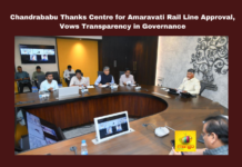 Chandrababu Thanks Centre For Amaravati Rail Line Approval, Vows Transparency In Governance, Amaravati Connectivity, Amaravati Rail Project, Chandrababu Transparency, Free Sand Policy, General Orders, Krishna River Bridge, Railway Infrastructure, YSRCP Criticism, Andhra Pradesh, AP Live Updates, Live Updates, Breaking News, Headlines, Live News, Mango News