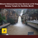 TTD EO Directs Enhanced Devotee Services at Sri Kapileswara Swamy Temple for Karthika Month, TTD, Kapileswara Swamy Temple, Karthika month, Tirupati, TTD EO Syamala Rao, devotee services, temple inspection, Tirumala Laddu Prasadam, queue management, Panchagavya products, Andhra Pradesh, AP Live Updates, Live Updates, Breaking News, Headlines, Live News, Mango News