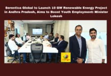Serentica Global to Launch 10 GW Renewable Energy Project in Andhra Pradesh, Aims to Boost Youth Employment: Minister Lokesh, Serentica Global, Vedanta Group, Andhra Pradesh renewable energy, Nara Lokesh, youth employment, 10 GW project, green energy, Andhra Pradesh investment, IT and Electronics Minister, renewable energy jobs, Andhra Pradesh, AP Live Updates, Live Updates, Breaking News, Headlines, Live News, Mango News
