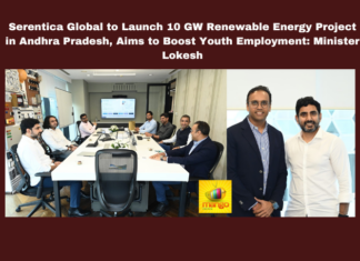 Serentica Global to Launch 10 GW Renewable Energy Project in Andhra Pradesh, Aims to Boost Youth Employment: Minister Lokesh, Serentica Global, Vedanta Group, Andhra Pradesh renewable energy, Nara Lokesh, youth employment, 10 GW project, green energy, Andhra Pradesh investment, IT and Electronics Minister, renewable energy jobs, Andhra Pradesh, AP Live Updates, Live Updates, Breaking News, Headlines, Live News, Mango News