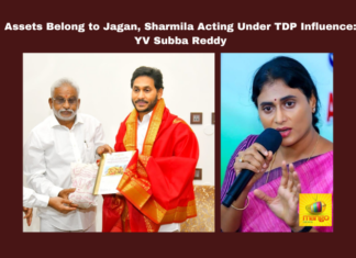 Assets Belong to Jagan, Sharmila Acting Under TDP Influence: YV Subba Reddy, YS Jagan assets, YS Sharmila controversy, YSRCP family dispute, Chandrababu Naidu influence, YV Subba Reddy statement, YSRCP asset clarification, Perni Nani remarks, NCLT asset case, Andhra Pradesh politics, YS Rajasekhara Reddy legacy, Andhra Pradesh, AP Live Updates, Live Updates, Breaking News, Headlines, Live News, Mango News