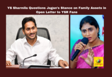 YS Sharmila Questions Jagan's Stance on Family Assets in Open Letter to YSR Fans, YS Sharmila, YS Jagan, Open Fight, Assets, YS Vijayamma, NCLT, YSRCP, AP Congress, TDP, Andhra Pradesh, AP Live Updates, Live Updates, Breaking News, Headlines, Live News, Mango News