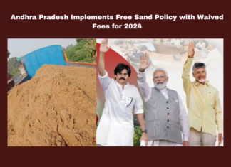 Andhra Pradesh Implements Free Sand Policy with Waived Fees for 2024, Andhra Pradesh free sand policy, sand transportation waiver, AP construction sector, DMF fee waiver, sand black marketing prevention, GPS monitoring sand, AP Mines Department, Mukesh Kumar Meena, sand stockyards, AP sand policy update, Andhra Pradesh, AP Live Updates, Live Updates, Breaking News, Headlines, Live News, Mango News