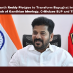 CM Revanth Reddy Pledges to Transform Bapughat into Global Hub of Gandhian Ideology, Criticizes BJP and TRS, Revanth Reddy, Congress, TPCC, Telangana CM, CM, BJP, Musi River, Statue of Unity, Telangana, TS Live Updates, TS Political News, Political News, Mango News