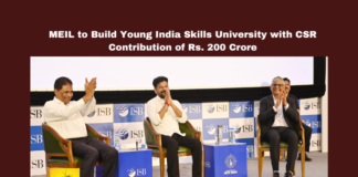 MEIL to Build Young India Skills University with CSR Contribution of Rs. 200 Crore, MEIL, Young India Skills University, Telangana skill development, CM Revanth Reddy, Megha Engineering CSR, university construction, Rangareddy district, skill training Telangana, youth empowerment, Corporate Social Responsibility, Andhra Pradesh, AP Live Updates, Live Updates, Breaking News, Headlines, Live News, Mango News