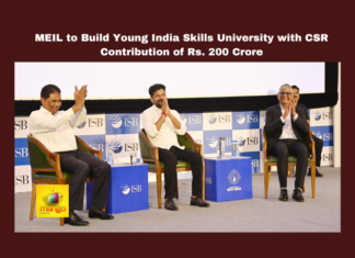 MEIL to Build Young India Skills University with CSR Contribution of Rs. 200 Crore, MEIL, Young India Skills University, Telangana skill development, CM Revanth Reddy, Megha Engineering CSR, university construction, Rangareddy district, skill training Telangana, youth empowerment, Corporate Social Responsibility, Andhra Pradesh, AP Live Updates, Live Updates, Breaking News, Headlines, Live News, Mango News