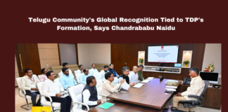 Telugu Community's Global Recognition Tied to TDP's Formation, Says Chandrababu Naidu, Telugu Desam Party, Chandrababu Naidu, Telugu community, NTR, political university, welfare initiatives, Amaravati, youth empowerment, grassroots activism, TDP membership, Andhra Pradesh, AP Live Updates, Live Updates, Breaking News, Headlines, Live News, Mango News