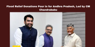 Flood Relief Donations Pour in for Andhra Pradesh, Led by CM Chandrababu, Andhra Pradesh Flood Relief, CM Chandrababu Naidu, CMRF Donations, Raymond Group Donation, Bank of Baroda Contribution, Private Schools Association Donation, Rashtriya Seva Samiti, Amaravati, Andhra Pradesh Flood Support, Velagapudi, Andhra Pradesh, AP Live Updates, Live Updates, Breaking News, Headlines, Live News, Mango News