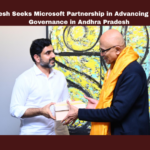 Lokesh Seeks Microsoft Partnership in Advancing Digital Governance in Andhra Pradesh Lokesh Seeks Microsoft Partnership in Advancing Digital Governance in Andhra Pradesh, Nara Lokesh, Microsoft, Satya Nadella, Andhra Pradesh, digital governance, IT investment, AI in agriculture, Amaravati AI capital, Chandrababu Naidu, cloud computing, Andhra Pradesh, AP Live Updates, Live Updates, Breaking News, Headlines, Live News, Mango News