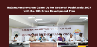 Rajamahendravaram Gears Up for Godavari Pushkaralu 2027 with Rs. 904 Crore Development Plan, Godavari Pushkaralu 2027, Rajamahendravaram, MP Purandeshwari, Tourism Minister Kandula Durgesh, Godavari ghats, infrastructure development, Rajamahendravaram Municipal Corporation, Commissioner Ketan Garg, BJP Andhra Pradesh, central government support, Andhra Pradesh, AP Live Updates, Live Updates, Breaking News, Headlines, Live News, Mango News