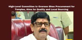 High-Level Committee To Oversee Ghee Procurement For Temples, Aims For Quality And Local Sourcing, Andhra Pradesh Temples, Ghee Procurement, Endowments Minister, Anam Ramanarayana Reddy, Prasadam Preparation, Dairy Associations, SV Dairy College, Local Sourcing, Quality Standards, Devadaya Commissioner, Andhra Pradesh, AP Live Updates, Live Updates, Breaking News, Headlines, Live News, Mango News
