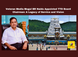 Veteran Media Mogul BR Naidu Appointed TTD Board Chairman: A Legacy of Service and Vision , TTD, BR Naidu, Chandrababu Naidu, Andhra Pradesh, Hindu Dharmam, TV5, Tirupati, Indian Culture, Philanthropy, Temple Management , Live updates , Breaking news , Thirumala updates , Mango news