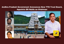 Andhra Pradesh Government Announces New TTD Trust Board, Appoints BR Naidu as Chairman , TTDTrustBoard, AndhraPradesh, BollineniRajagopalNaidu, PawanKalyan, TirumalaTemple, SuchitraElla, JanasenaParty, TDP , Live updates , Headlines , Breaking news , Thirumala devasthanam updates , Devotion , Ap live updates , Andhrapradesh , Mango News