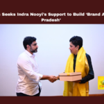 Lokesh Seeks Indra Nooyi’s Support to Build ‘Brand Andhra Pradesh’ Lokesh Seeks Indra Nooyi's Support to Build ‘Brand Andhra Pradesh’ , Nara Lokesh, Indra Nooyi, Andhra Pradesh, Brand AP, investment, technology, manufacturing, women empowerment, renewable energy, youth mentoring, IT Summit , Live updates , Breaking news , Headlines , Ap live updates , Andhrapradesh , Mango News