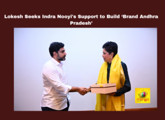 Lokesh Seeks Indra Nooyi's Support to Build ‘Brand Andhra Pradesh’ , Nara Lokesh, Indra Nooyi, Andhra Pradesh, Brand AP, investment, technology, manufacturing, women empowerment, renewable energy, youth mentoring, IT Summit , Live updates , Breaking news , Headlines , Ap live updates , Andhrapradesh , Mango News