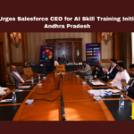 Lokesh Urges Salesforce CEO for AI Skill Training Initiatives in Andhra Pradesh Lokesh Urges Salesforce CEO for AI Skill Training Initiatives in Andhra Pradesh , Nara Lokesh, Salesforce, Andhra Pradesh, AI skill training, Clara Shih, Einstein AI, smart governance, AI economy, AI-based industries, skill development, startups , Live updates , breaking news , Headlines , Ap IT updates , Andhrapradesh , Mango News
