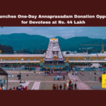 TTD Launches One-Day Annaprasadam Donation Opportunity for Devotees at Rs. 44 Lakh , TTD Annaprasadam, Tirumala Annaprasadam donation, TTD donation scheme, Srivari Darshan food, Tirupati food donation, TTD food distribution, Vengamamba Annaprasadam Complex, Tirupati temples, food donation opportunities, TTD services , Live updates , Breaking news , Headlines , TTD , Devotion , Mango News