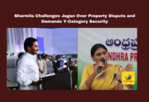 Sharmila Challenges Jagan Over Property Dispute and Demands Y-Category Security , Sharmila property dispute, Jagan Mohan Reddy, Vijayamma shares transfer, Andhra Pradesh Congress, Sharmila Y-category security, ED property attachment, Classic Realty shares, Sandur Power shares, Andhra Pradesh politics, Sharmila Jagan rift , Breaking news , Live updates , headlines , Andhrapradesh , Mango News