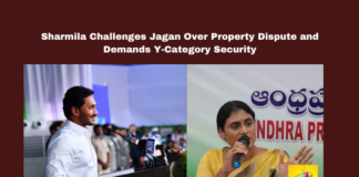 Sharmila Challenges Jagan Over Property Dispute and Demands Y-Category Security , Sharmila property dispute, Jagan Mohan Reddy, Vijayamma shares transfer, Andhra Pradesh Congress, Sharmila Y-category security, ED property attachment, Classic Realty shares, Sandur Power shares, Andhra Pradesh politics, Sharmila Jagan rift , Breaking news , Live updates , headlines , Andhrapradesh , Mango News