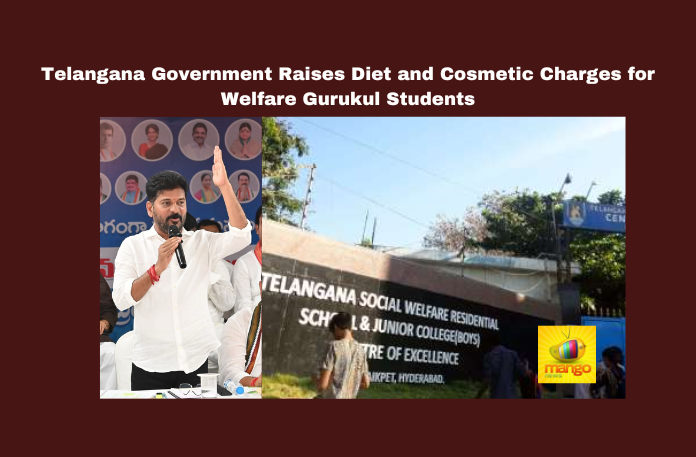 Telangana Government Raises Diet and Cosmetic Charges for Welfare Gurukul Students Telangana Government Raises Diet and Cosmetic Charges for Welfare Gurukul Students , Telangana Government Raises Diet and Cosmetic Charges for Welfare Gurukul Students , Live updates , Headlines , Breaking news , TS updates , Telangana , Mango News