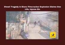 Diwali Tragedy in Eluru: Firecracker Explosion Claims One Life, Injures Six , Eluru firecracker explosion, Diwali tragedy, Andhra Pradesh firecracker safety, East Street explosion, Eluru accident, Minister Parthasarathy statement, Diwali safety measures, fireworks accident Andhra Pradesh, pothole accident, police investigation , Live updates , Breaking news , Headlines , Eluru , Tragedy , Mango News