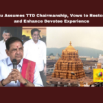 BR Naidu Assumes TTD Chairmanship, Vows to Restore Order and Enhance Devotee Experience , BR Naidu TTD Chairman, Tirumala temple management, Chandrababu Naidu, TTD board changes, Hindu traditions Tirumala, Tirumala darshan time, TTD compartment facilities, Srivani Trust dissolution, water facilities Tirumala, TTD governance , Breakin News , Headlines , Live updates , Political updates , Mango News