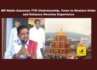 BR Naidu Assumes TTD Chairmanship, Vows to Restore Order and Enhance Devotee Experience , BR Naidu TTD Chairman, Tirumala temple management, Chandrababu Naidu, TTD board changes, Hindu traditions Tirumala, Tirumala darshan time, TTD compartment facilities, Srivani Trust dissolution, water facilities Tirumala, TTD governance , Breakin News , Headlines , Live updates , Political updates , Mango News