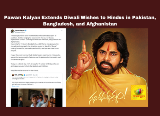 Pawan Kalyan Extends Diwali Wishes to Hindus in Pakistan, Bangladesh, and Afghanistan , Pawan Kalyan Diwali message, Deputy CM Pawan Kalyan, Diwali greetings, Hindus in Pakistan, India-Pakistan partition, Hindu rights Pakistan, Hindu communities in Bangladesh, religious freedom, Andhra Pradesh government, global Hindu support , breaking news , Headlines , Live updates , Hinduism , Mango News ,
