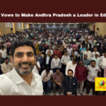 Lokesh Vows to Make Andhra Pradesh a Leader in Education Lokesh Vows to Make Andhra Pradesh a Leader in Education, Nara Lokesh, Andhra Pradesh Education, International Higher Education Fair, VIT Campus, AP Innovation Society, Amaravati Development, Startups in AP, Youth Empowerment, IT in Education, AP Government, Andhra Pradesh, AP Live Updates, Live Updates, Breaking News, Headlines, Live News, Mango News