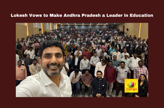 Lokesh Vows to Make Andhra Pradesh a Leader in Education Lokesh Vows to Make Andhra Pradesh a Leader in Education, Nara Lokesh, Andhra Pradesh Education, International Higher Education Fair, VIT Campus, AP Innovation Society, Amaravati Development, Startups in AP, Youth Empowerment, IT in Education, AP Government, Andhra Pradesh, AP Live Updates, Live Updates, Breaking News, Headlines, Live News, Mango News
