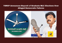 YSRCP Announces Boycott of Graduate MLC Elections Over Alleged Democratic Failures, YSRCP, Graduate MLC Elections, Perni Nani, Ambati Rambabu, TDP Coalition, Law and Order, Andhra Pradesh Politics, Election Boycott, Police Allegations, Voter Rights, Andhra Pradesh, AP Live Updates, Live Updates, Breaking News, Headlines, Live News, Mango News