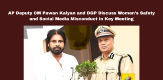 AP Deputy CM Pawan Kalyan and DGP Discuss Women Safety and Social Media Misconduct in Key Meeting, CM Pawan Kalyan and DGP Discuss Women Safety, Social Media Misconduct, Andhra Pradesh, Pawan Kalyan, DGP Dwaraka Tirumala Rao, Women Safety, Social Media, AP Government, YSRCP Leaders, Crime Prevention, Amaravati News, Law And Order, Andhra Pradesh, AP Live Updates, Live Updates, Breaking News, Headlines, Live News, Mango News