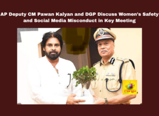 AP Deputy CM Pawan Kalyan and DGP Discuss Women Safety and Social Media Misconduct in Key Meeting, CM Pawan Kalyan and DGP Discuss Women Safety, Social Media Misconduct, Andhra Pradesh, Pawan Kalyan, DGP Dwaraka Tirumala Rao, Women Safety, Social Media, AP Government, YSRCP Leaders, Crime Prevention, Amaravati News, Law And Order, Andhra Pradesh, AP Live Updates, Live Updates, Breaking News, Headlines, Live News, Mango News