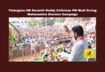 Telangana CM Revanth Reddy Criticizes PM Modi During Maharashtra Election Campaign