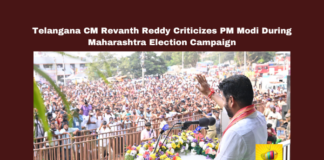 Telangana CM Revanth Reddy Criticizes PM Modi During Maharashtra Election Campaign