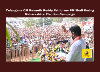 Telangana CM Revanth Reddy Criticizes PM Modi During Maharashtra Election Campaign