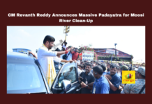 CM Revanth Reddy Announces Massive Padayatra for Moosi River Clean-Up