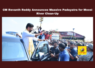CM Revanth Reddy Announces Massive Padayatra for Moosi River Clean-Up