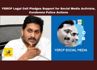 YSRCP Legal Cell Pledges Support for Social Media Activists, Condemns Police Actions