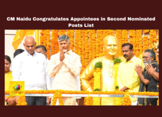 CM Naidu Congratulates Appointees in Second Nominated Posts List