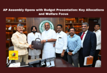 AP Assembly Opens with Budget Presentation: Key Allocations and Welfare Focus
