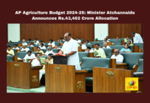 AP Agriculture Budget 2024-25: Minister Atchannaidu Announces Rs.43,402 Crore Allocation