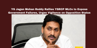 YS Jagan Mohan Reddy Rallies YSRCP MLCs to Expose Government Failures, Urges Vigilance on Opposition Status, YS Jagan Mohan Reddy, YSRCP, Tadepalli meeting, Legislative Council, Andhra Pradesh politics, opposition status, Chandrababu Naidu, government accountability, Jamili Elections, YSR Congress Party, Assembly sessions, YSRCP strategies, official opposition, AP government, political developments, Andhra Pradesh, AP Live Updates, Live Updates, Breaking News, Headlines, Live News, Mango News