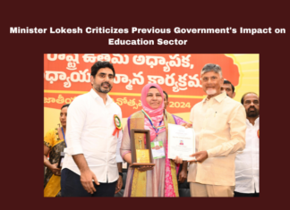 Minister Lokesh Criticizes Previous Government's Impact on Education Sector, Government's Impact on Education Sector, Minister Lokesh Criticizes Previous Government, Nara Lokesh, Andhra Pradesh, Education Sector, YSRCP, School Closures, National Education Day, Vijayawada, Education Reform, Mid-Day Meal Program, Quality Education, AP Live Updates, Live Updates, Breaking News, Headlines, Live News, Mango News